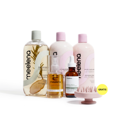 KIT 5: Meelena control grasa, extra larga, sana y sin frizz